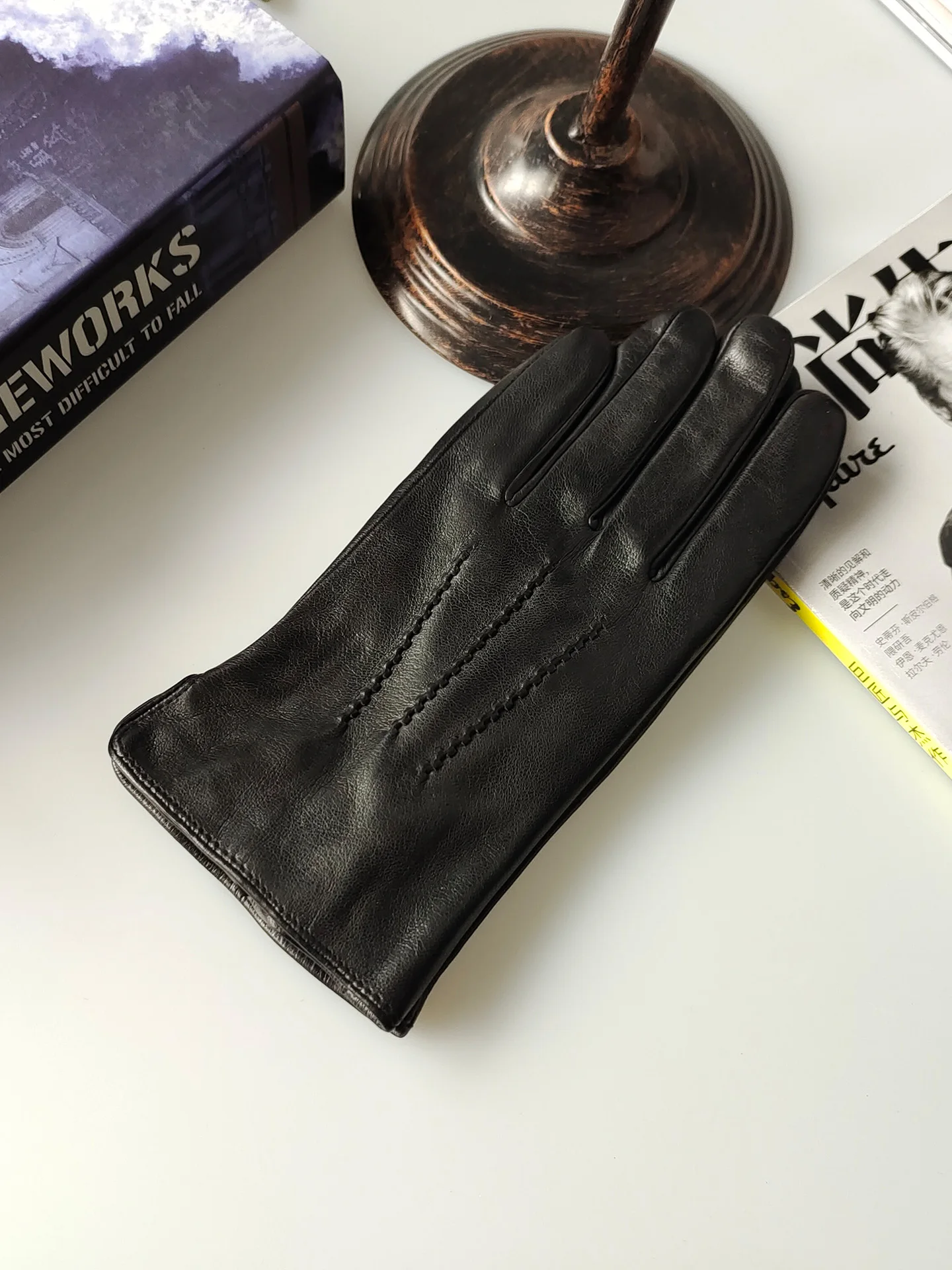 gants-en-cuir-veritable-epaissi-pour-hommes-doubles-de-polaire-chauds-en-peau-d'agneau-et-laine-de-cachemire-compatibles-ecran-tactile-sans-doigts-pour-l'automne-et-l'hiver