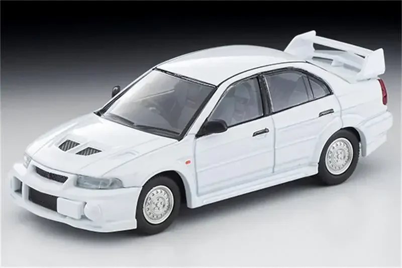 TLV 1:64 Lancer GSR / RS Evolution IV Navy / White Diecast Model Car