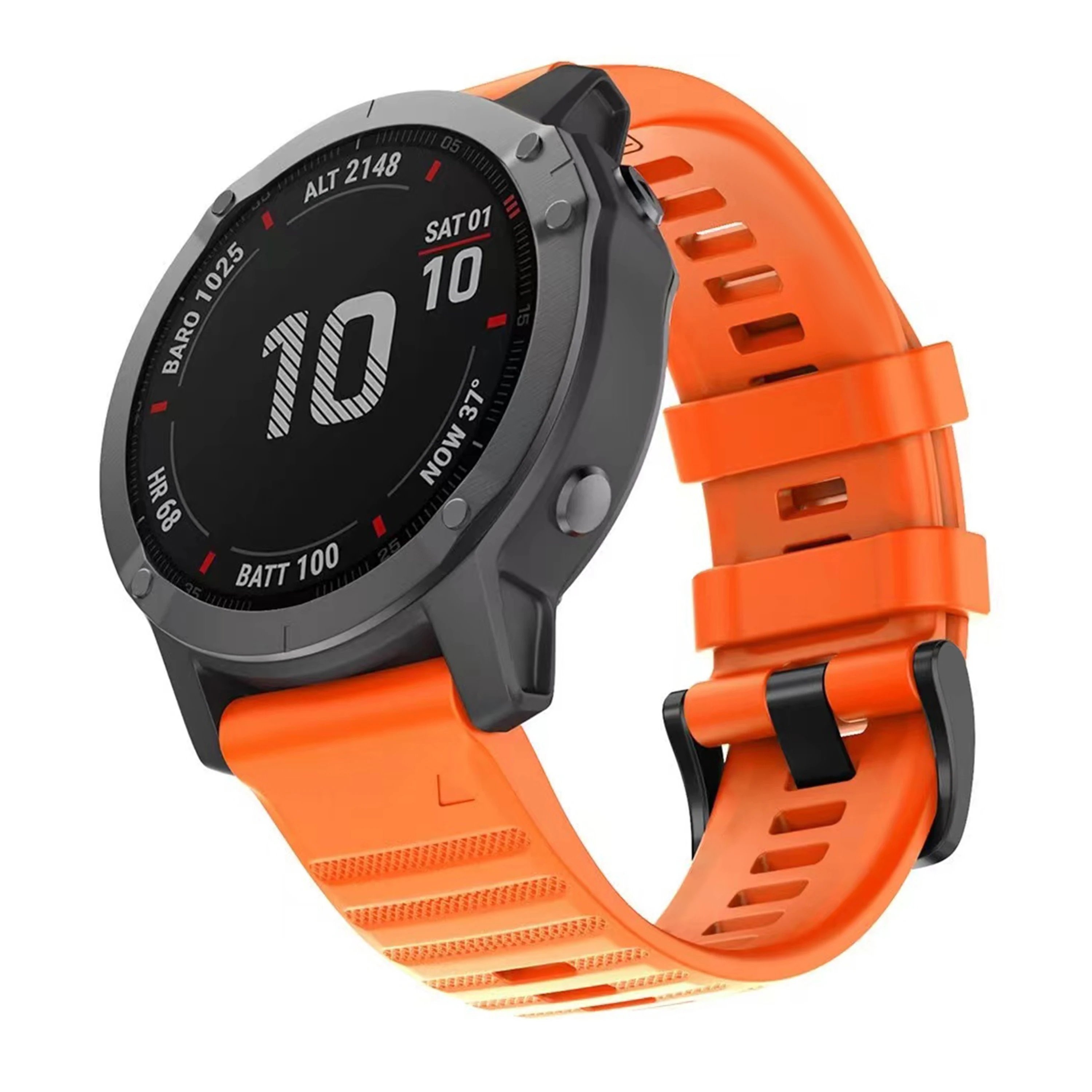 20 22 26mm Silicone Strap For Garmin Fenix 7X 7S 7 Pro Solar/6X 6 Sapphire 6S 5 5X Plus 3 3HR 945 Epix Gen 2 QuickFit WatchBand