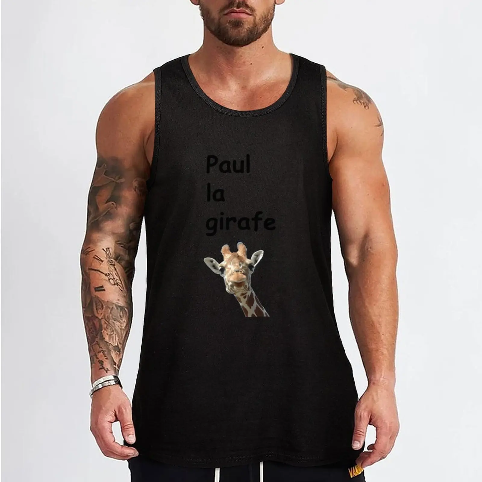 Paul the Giraffe Tank Top gym clothing men sleeveless vest men Men's summer clothes 2024 gym accessories men