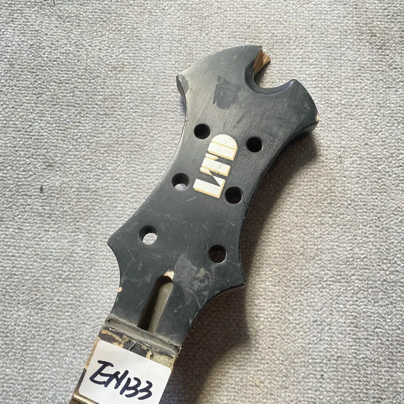 EN133 Genuine ESP Electric Guitar LTD AX-50 Unfinished 6 String Guitar Neck with Damages Cracks 24 Frets Maple+Rosewood DIY