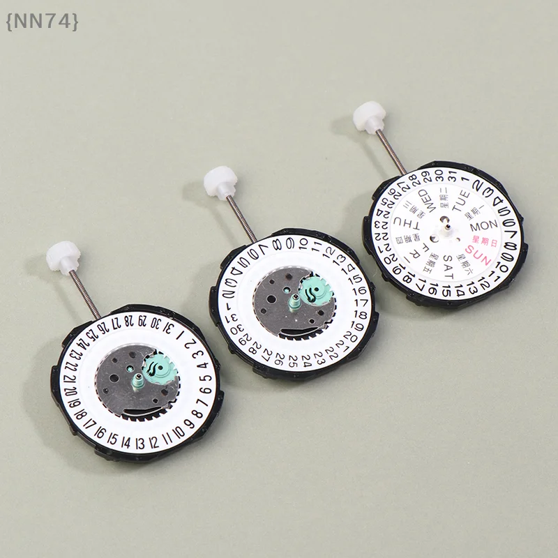 Sunon SL28-6 Replacement Quartz Movement, 3 Hands Date Analog Movement Alternative to 2115-20z, for Watch Repair