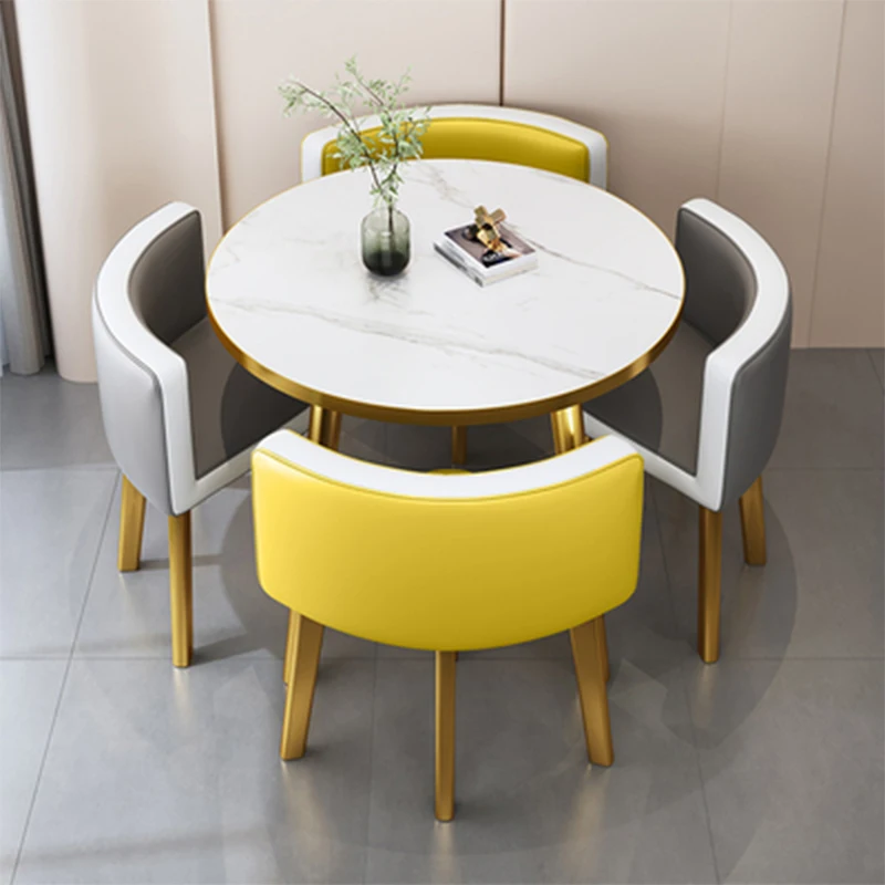 Dining Table Of 4 Apartment Chairs Luxury Garden Dining Tables Promotion Furniture Restaurant Dining Round Dinning Tables Sets