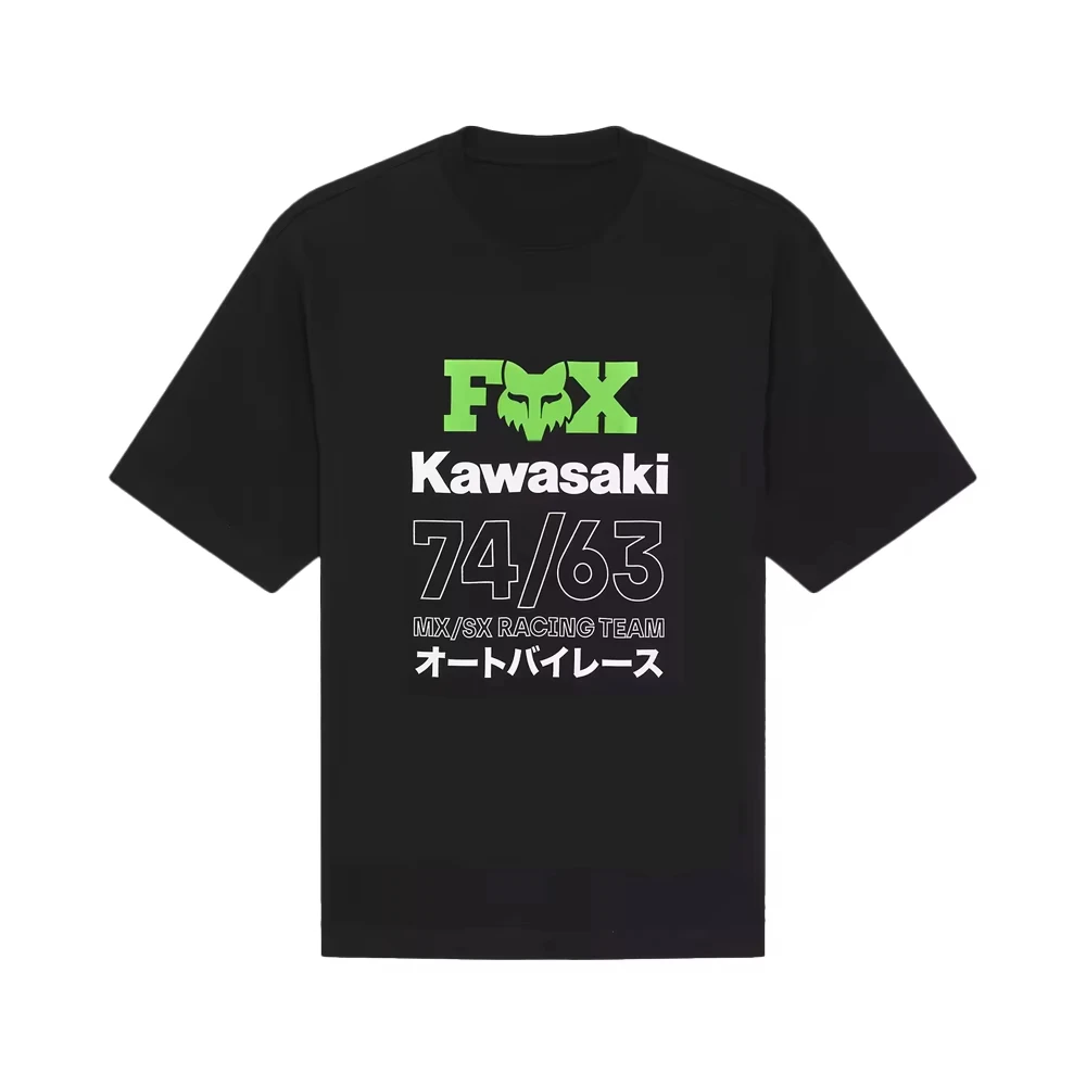 

Футболка из чистого хлопка с коротким рукавом Attitude Attitude, в стиле японской мотокультуры и гонок на скутерах Kawasaki Ninja, для любителей тяжелого спорта