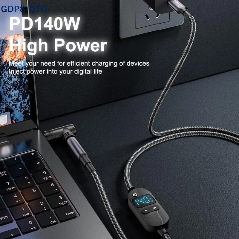 New USB C To DC Power Boost Cable Adjustable Voltage Adapter Connector Cord For Laptop Router PD140W /5V/9V/12V/15V/20V/28V