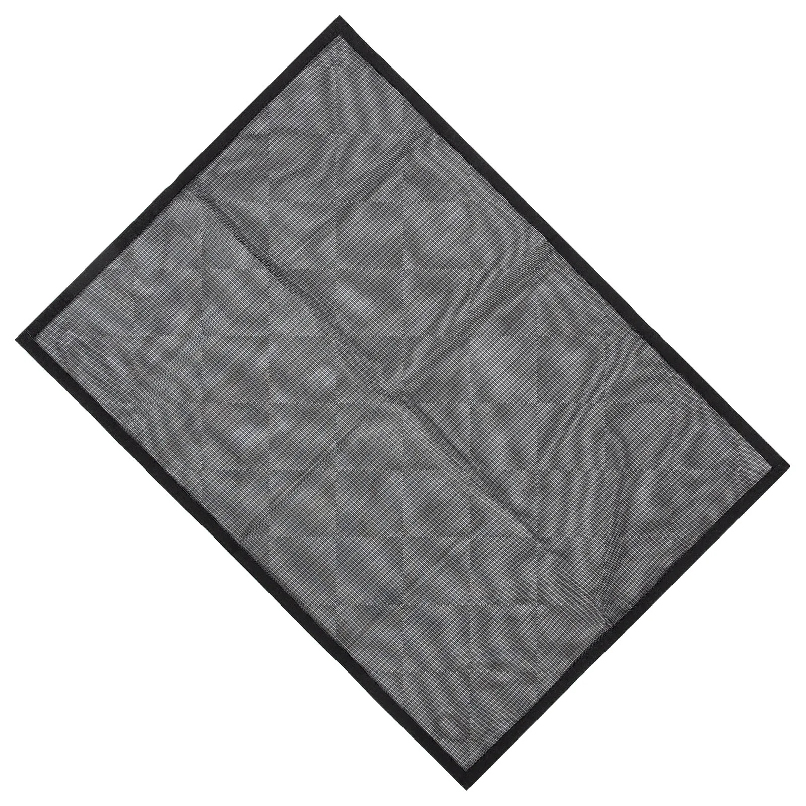 1Set Heavy Duty PVC Fireplace Mesh Screen Spark Guard for Hearth Protection Black Rust-Resistant High-Temp Mesh Fireplace Screen