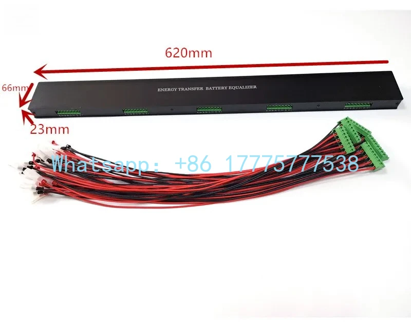 24S Battery Equalizer Balancer 24x2V 24x12V Active Voltage Equalizer Balancer Lifepo4 Extend Battery Life