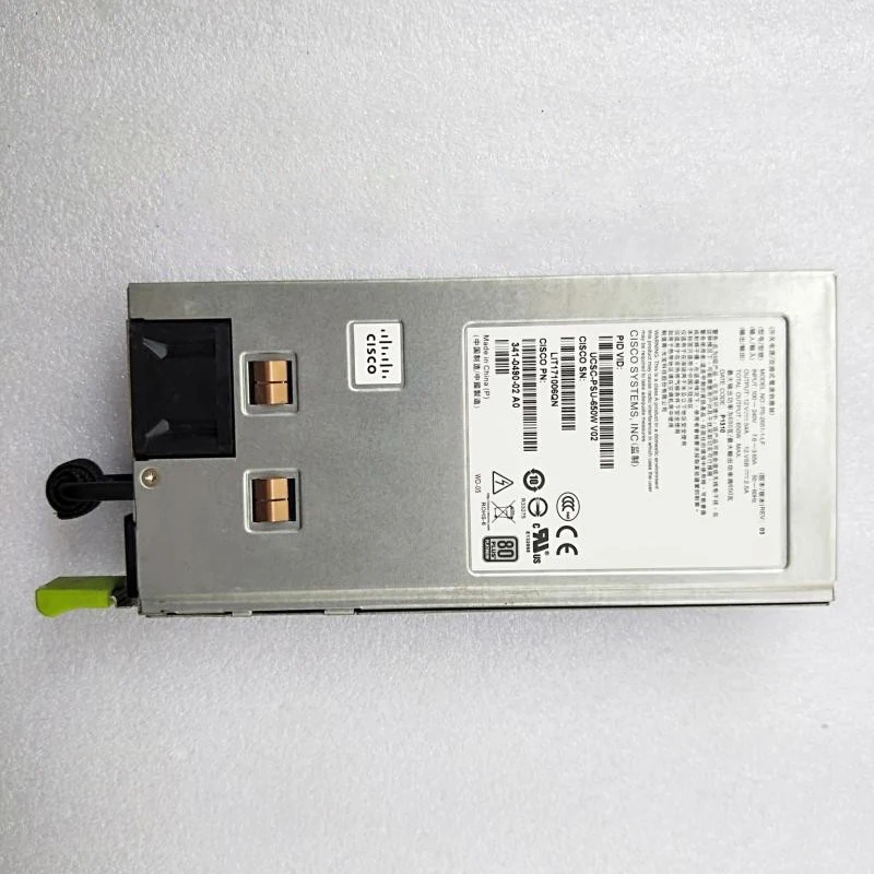 100% Working Server For Clsco PS-2651-1-LF 650W UCSC-PUS-650W V02 341-0490-02 A0 Power Supply