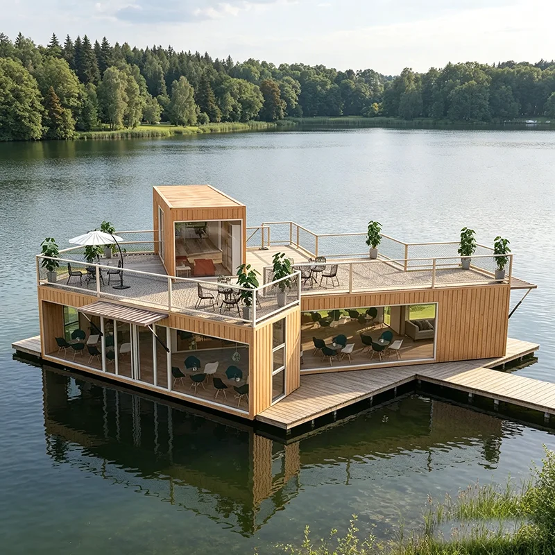 Casa Modular Prefabricada Expandible Moderna de 40, 30 y 20 Pies con Baño, Venta Directa Personalizada, Contenedor Prefabricado, Casa Prefabricada para Envío