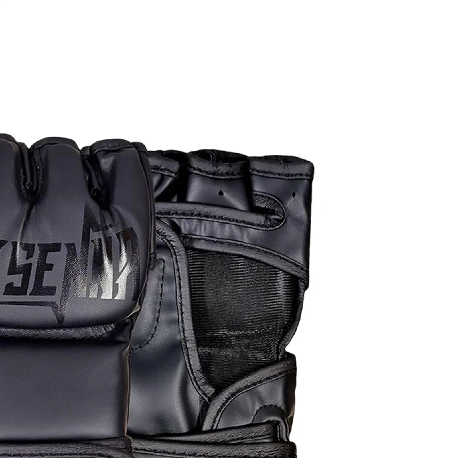 

Перчатки для ММА с открытыми пальцами, защитные, из искусственной кожи, дышащие, для бокса