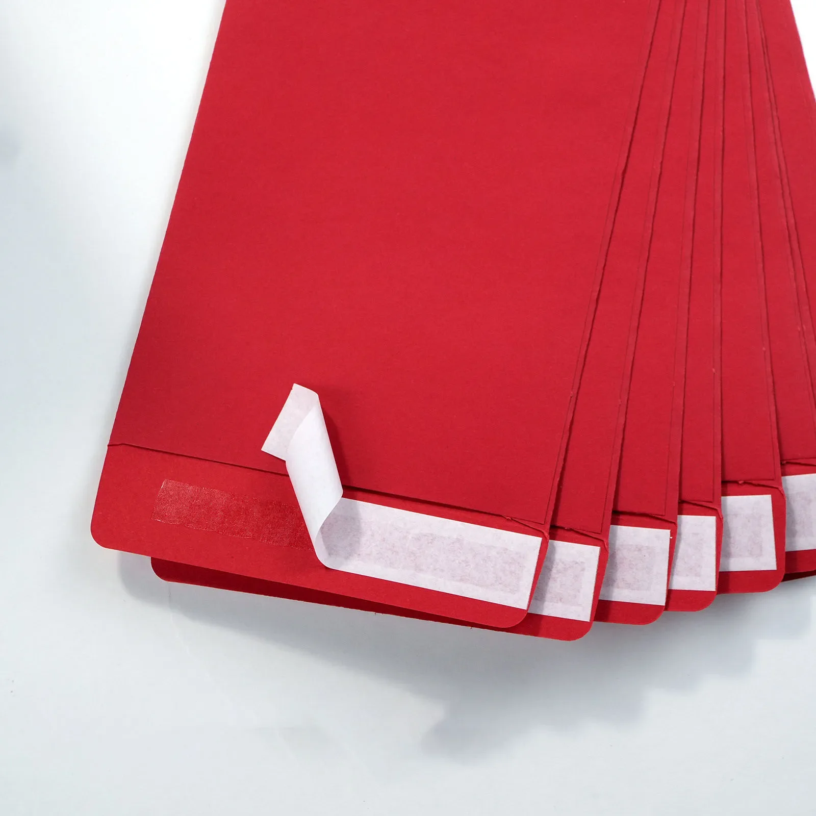 50pcs/lot Red Envelope Storage Bag Large Capacity Document Envelopes for Wedding Invitations Contract Office Business Stationery