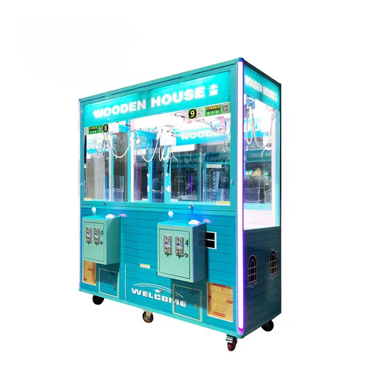 lifun factory customized coin operated two players giant claw machine large big crane game machine  for sales