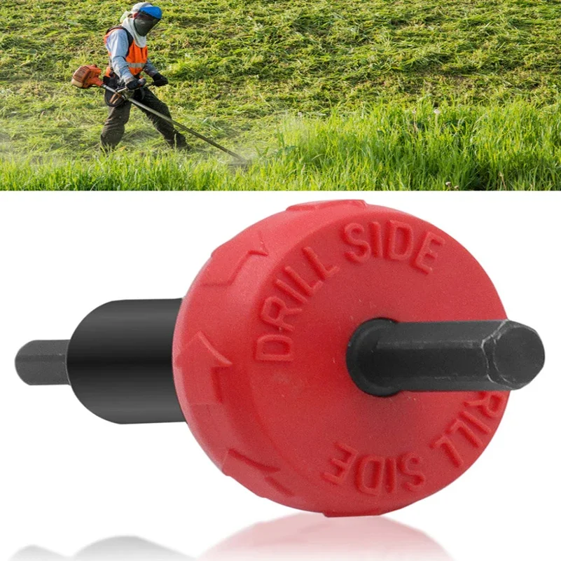 HOT Motor Mower Starter Electric Start Drill Bit Engine Adapter Plug Button String For String Trimmers Leaf Blowers Cultivators