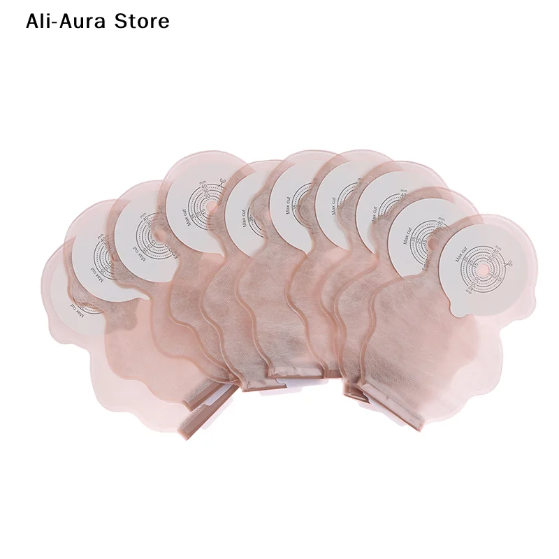 

10Pcs Pediatric Sticky Closure One-piece Drainable Colostomy Bag Stoma Care Bags