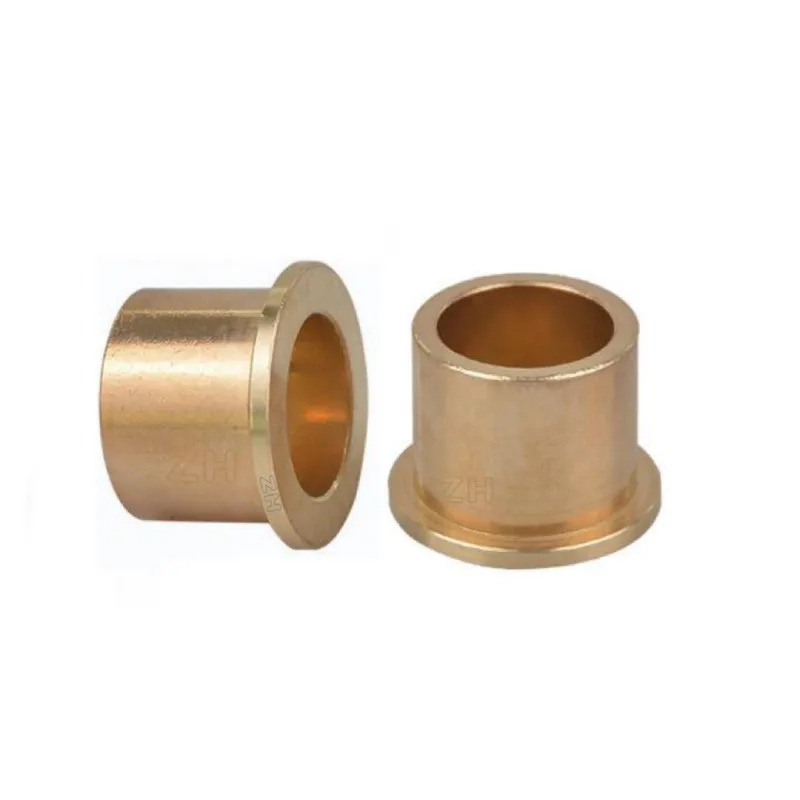5PCS Inner 2 3 4 5 6 8mm Flanging Self-Lubricating Bearing Powder Metallurgy Oil Copper Bushing Guide Sleeve With Stepped Flange