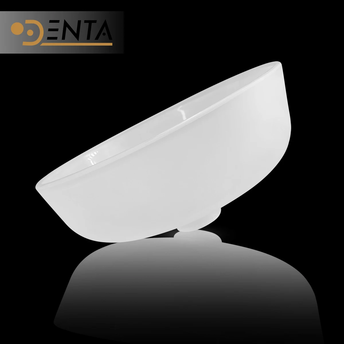 

Frosted Glass Spittoon Basin for Dental Chair, Beveled Mouthwash Sink Compatible with Sirona Fona Equipment