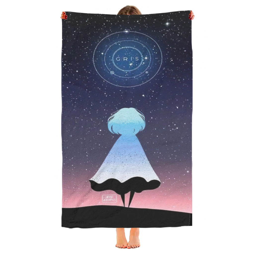 starry sky Beach Towel  Poncho Bathing Towels Cover-ups Quick Dry Sand Free Yoga Spa Gym Pool