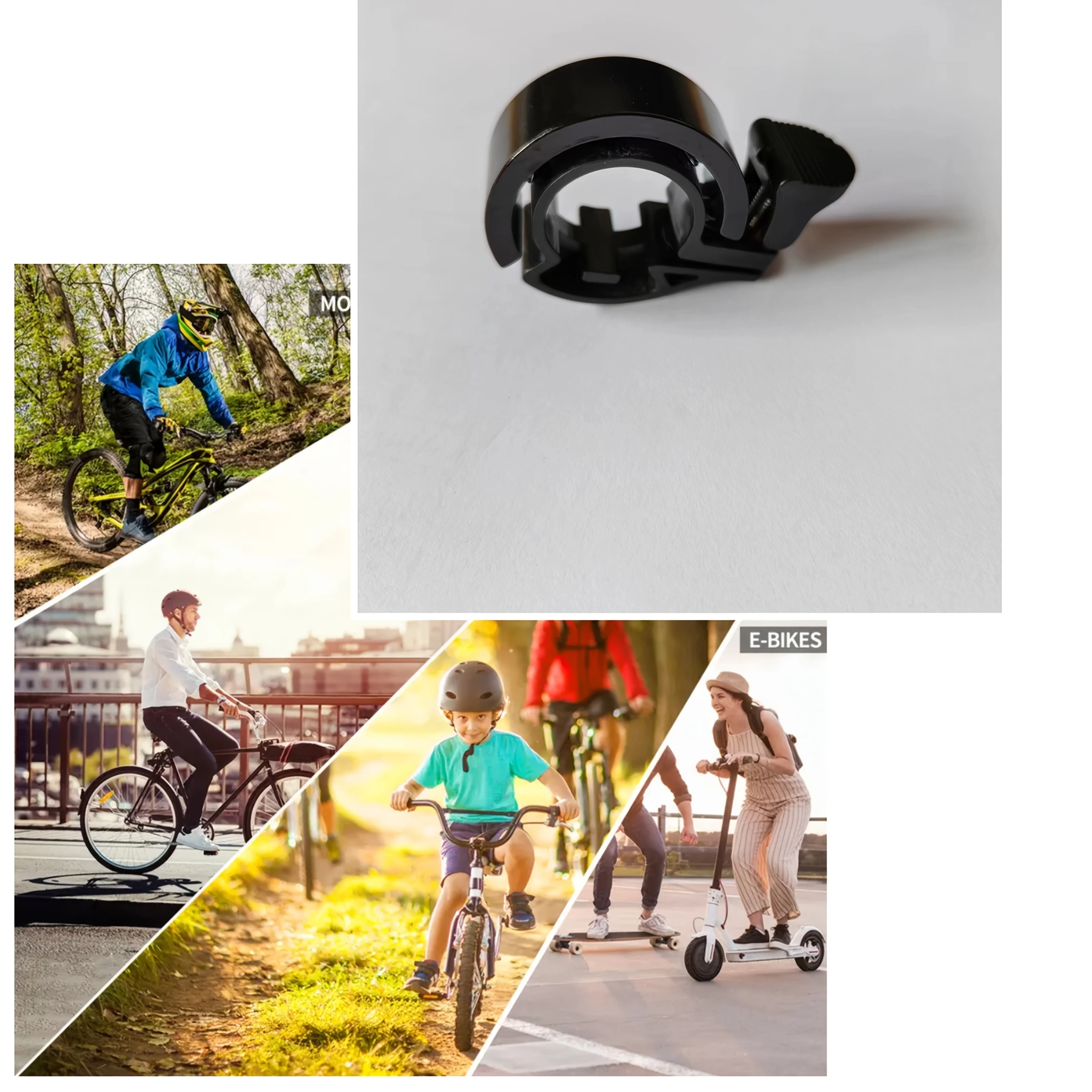 Bicycle Invisible Bell Loud Clear Sound Compact Design Universal For Mountain Bike Folding Bike Adult Cycling Accessories