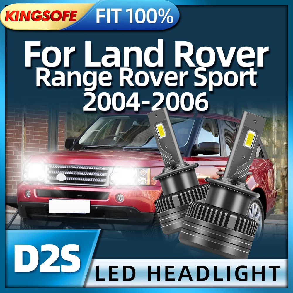 Roadsun 30000LM 110W D2S Car LED Headlights Bulbs 3570 CSP Auto Headlamp For Land Rover Range Rover Sport 2004 2005 2006