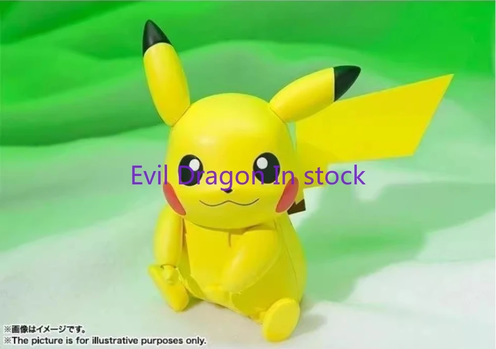 100% Original Bandai Sh Figuarts Shf Pokemon Pikachu Action Figures Anime Model Toys Figura Pvc Gifts In Stock