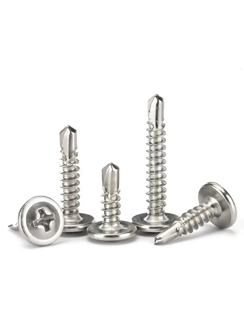 Vite in acciaio inossidabile 410 Vite autoperforante M4.2 M4.8 Vite a testa di traliccio