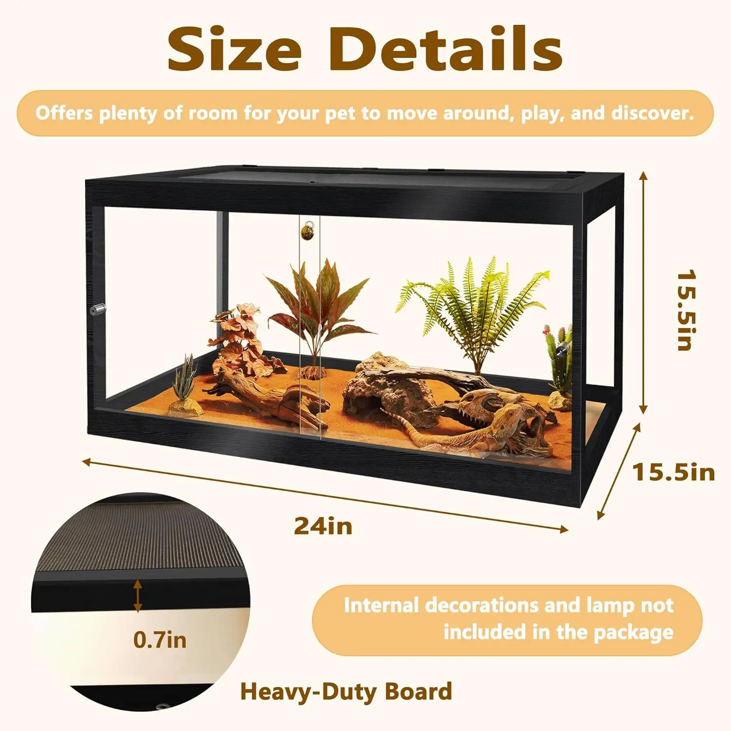 27 Gallon Reptile Mesh Tank 2