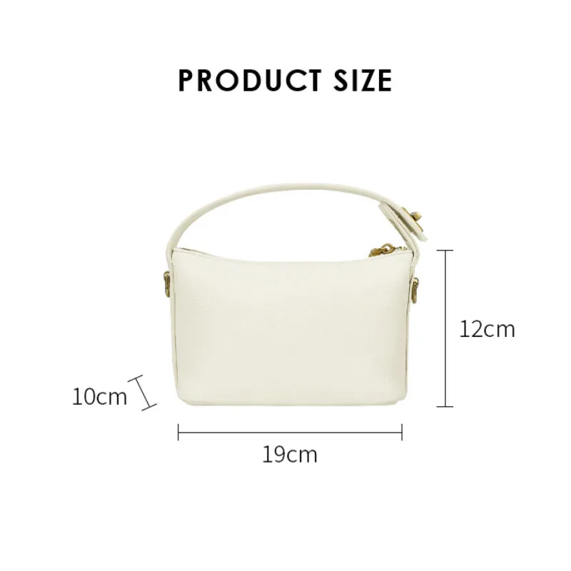 Design Bag Women's Handbag New Urban Solid Color Soft Leather Black Crossbody Bag Small Shoulder Bag Tote Bag