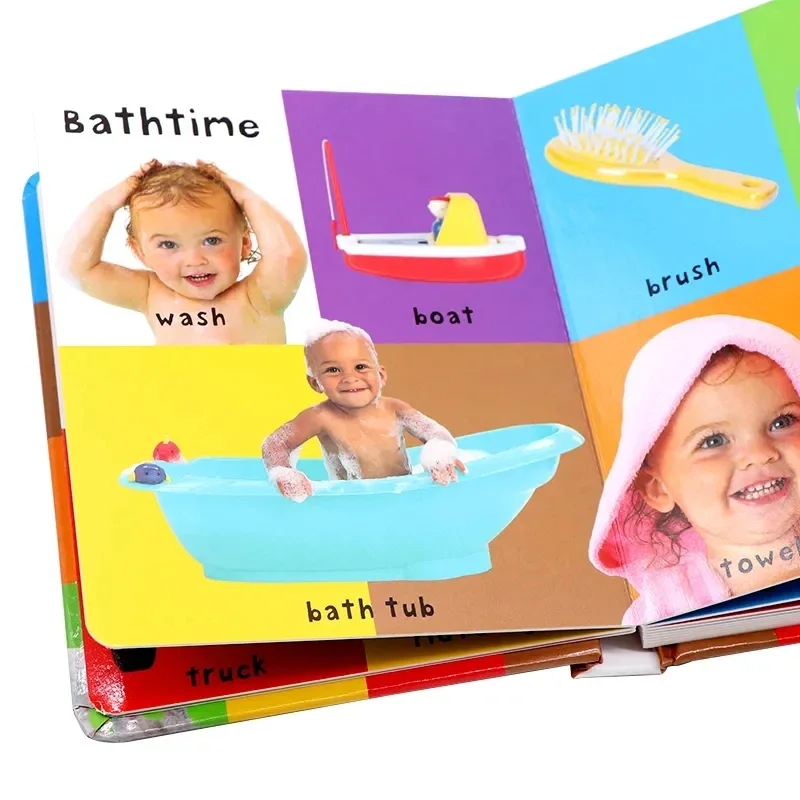 Imagem -03 - Inglês Livro de Imagens para Bebé Livros Infantis Primeiras 100 Palavras a Anos