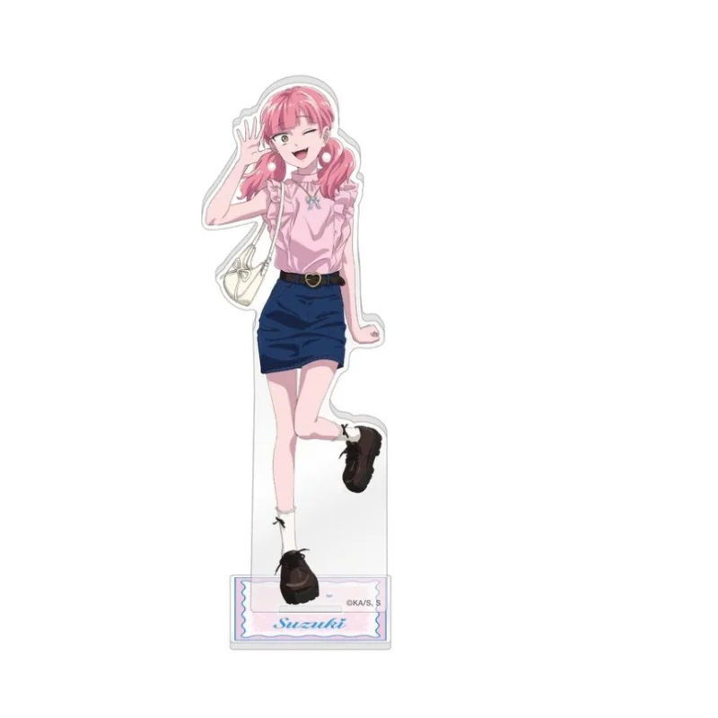 15CM Anime You And I Are Polar Opposites Acrylic Stand Figure Chibi Anime Standing Sign Model Plate Desk Decor Gift Keychain
