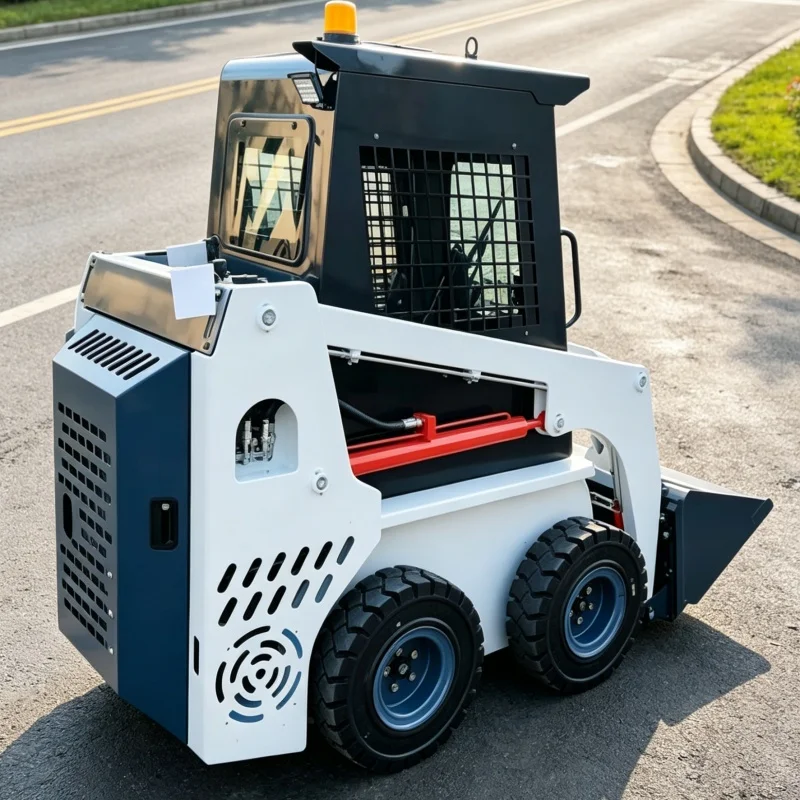 Customized Skid Steer Loader, Compact Construction Skid Steer, Material Handling Skid Steer for Workshops