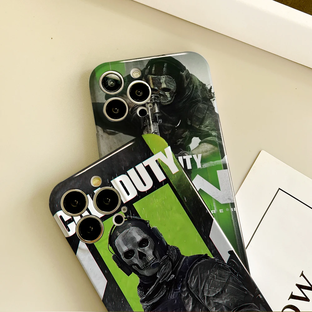 Game C-Call of D-Duty FPS Hot Phone Case For IPhone 16 15 14 13 12 11 Plus Pro Max Mini All-inclusive Tough Personalized Cover