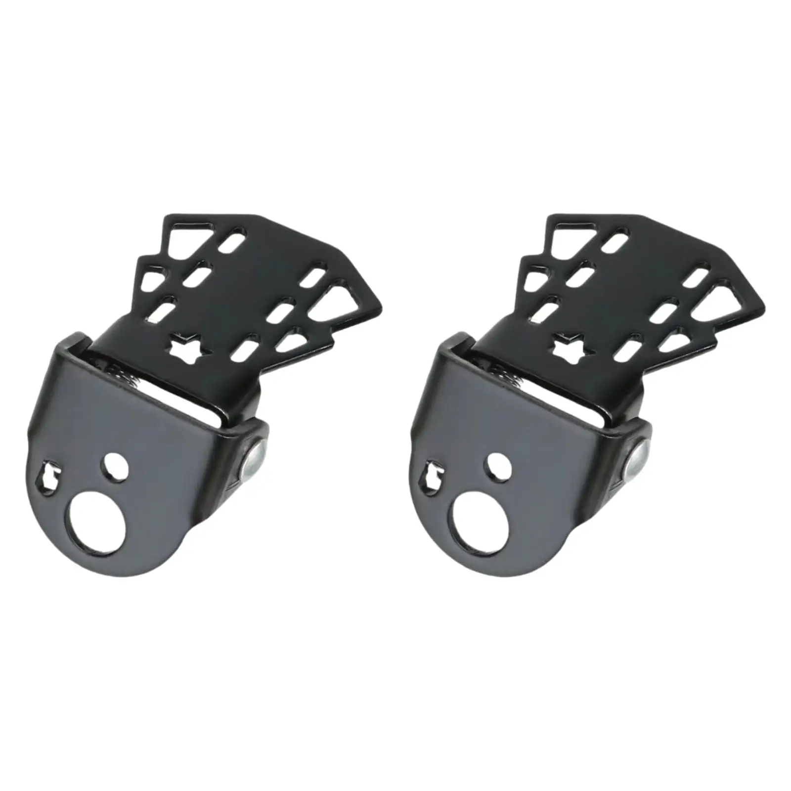 2Pcs Bike Rear Seat Pedals Foldable Flat Platform Pedals for Road Bicycle