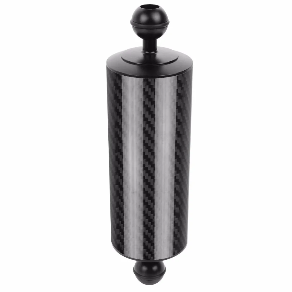 Carbon Fiber Extension Tray Arm Float Auftrieb Aquatic Arm Dual Ball SLR Kamera Tauchen für Gopro yi EKEN für DJI für OSMO Action – Detail 2