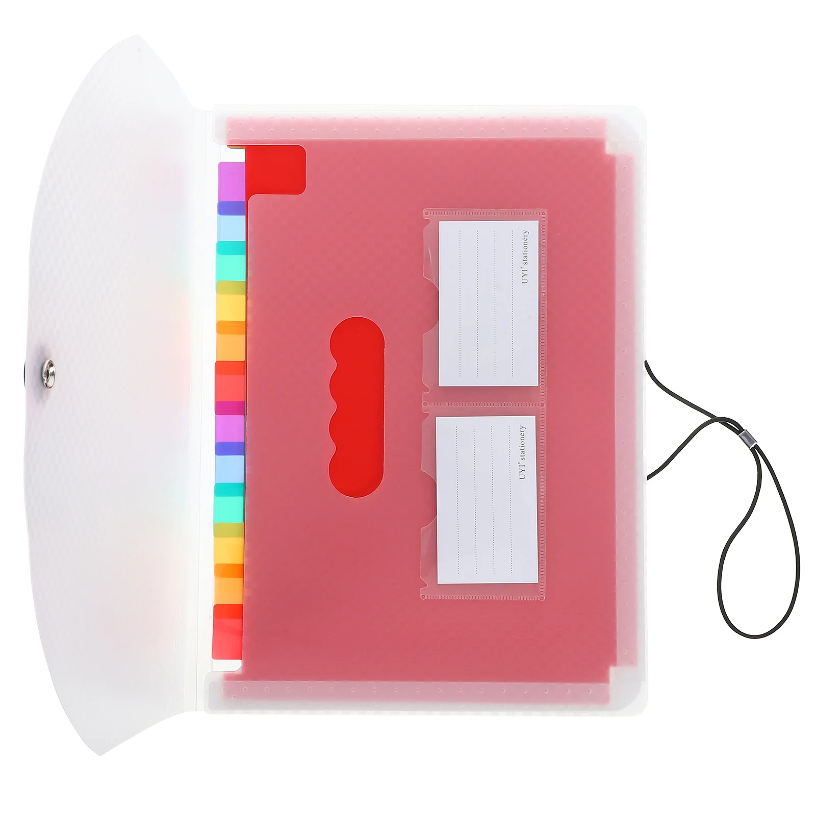 

Document File Folder Multi Layer Expanding Organizer Folder Button Design for Office Work School Study Portable Document Storage