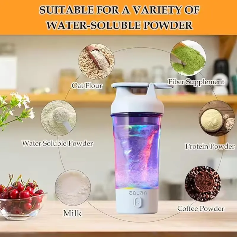 25Oz Electric Protein Shaker Bottle 3