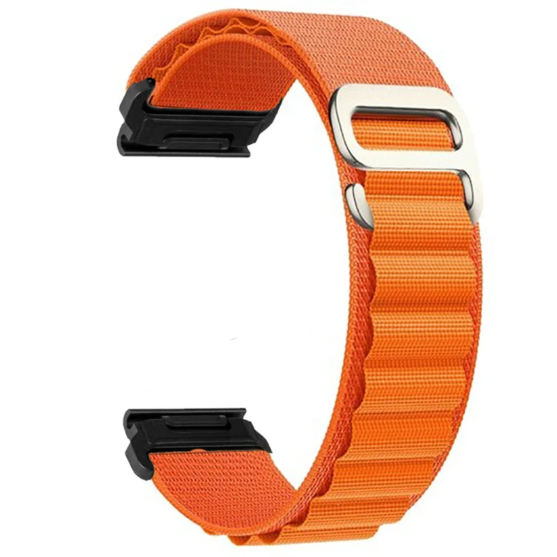 Quickfit 20 22 26 mm Alpine Loop Strap For Garmin Watch Fenix 5 6 6S 7 Pro 7S 7X 8 AMOLED 43 47 51 Enduro 2 3 Approach S70 Band