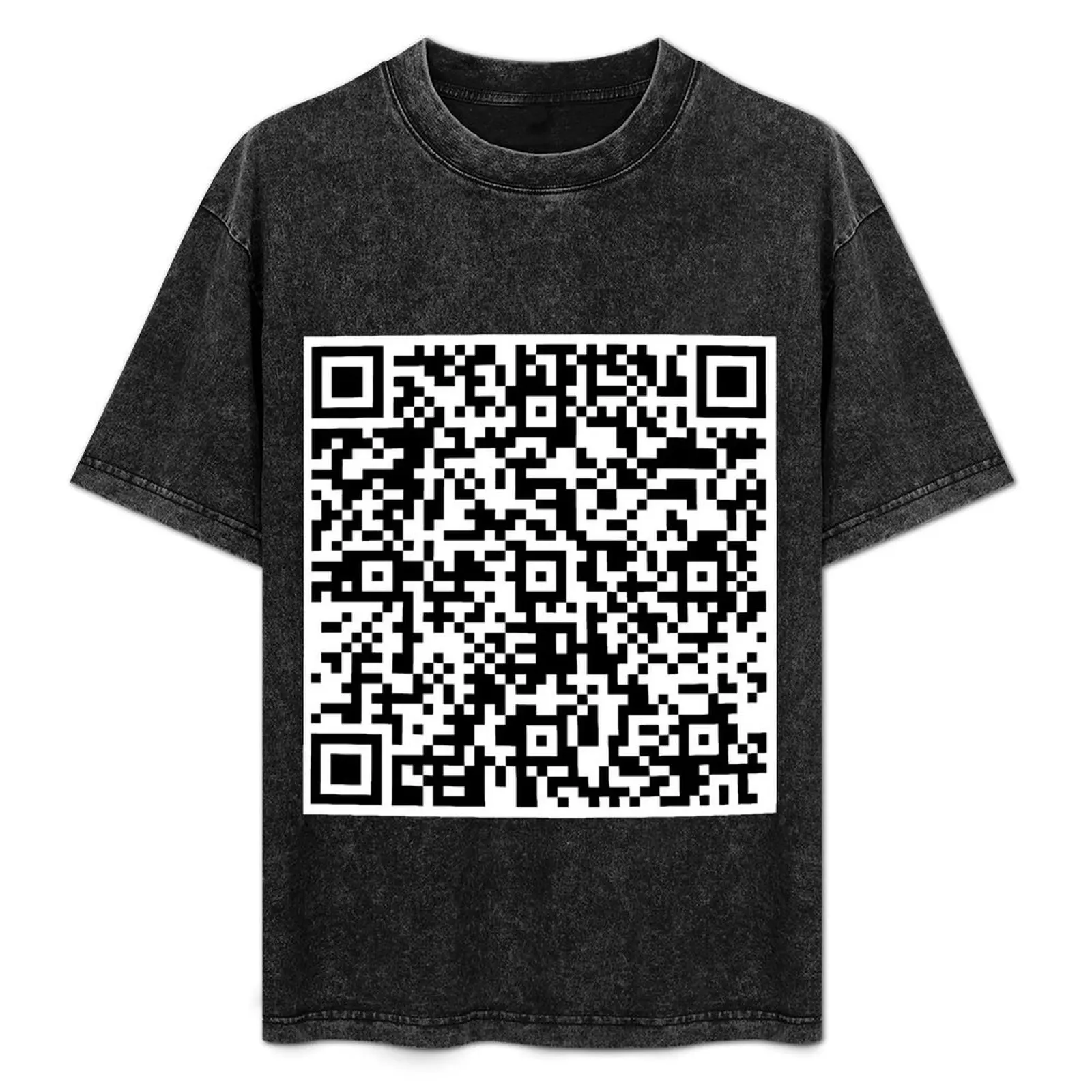 Bee Movie Script QR Code T-Shirt aesthetic clothes summer tops mens graphic t-shirts hip hop