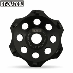 DT-DIATOOL 1pc 115mm PCD Grinding Wheel Grinding Disc Hexagonal Segment for Waterproof Membranes Glues Thick Mastics Paints