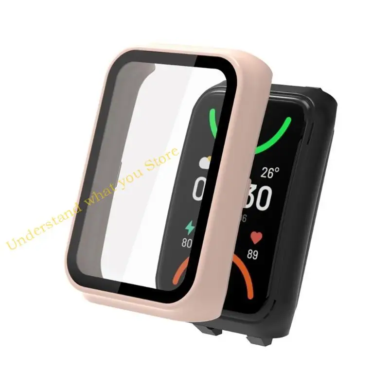 J60A CASE UNTUK BAND 2 Layar Tahan Air PC PC Shell Cover Antiscratch Watch Bumper-Lengan