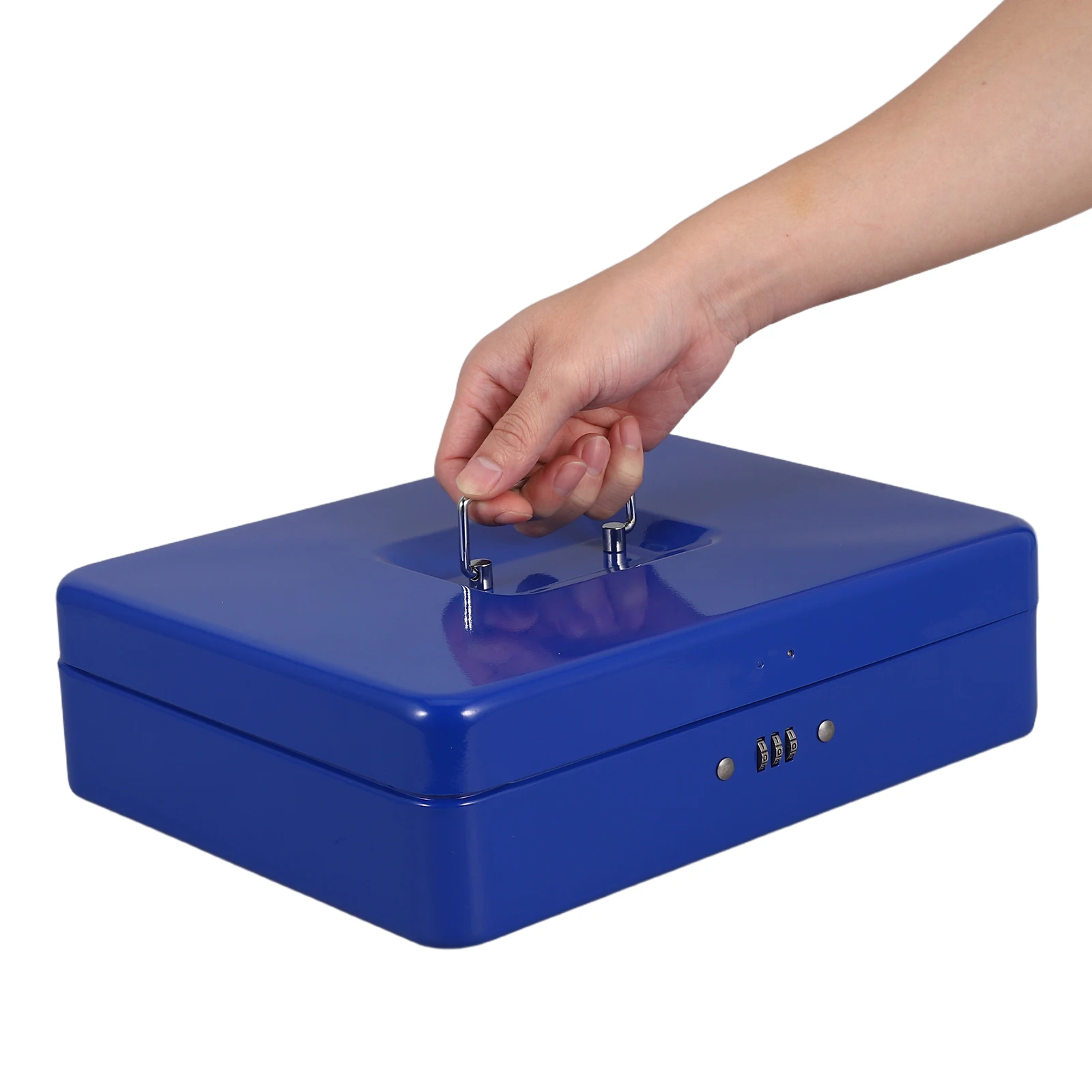 Password Lock Money Box Locking Organizer Heavy Storage Container Products Metal Cash Pocket Saving Boxes