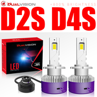 Bullvision D2S D4S LED Headlight Canbus HID D1S D3S D8S D1R D2R D3R D4R Xenon Lamp Two-sided 9570 CSP Canbus EMC 6000K Car Light