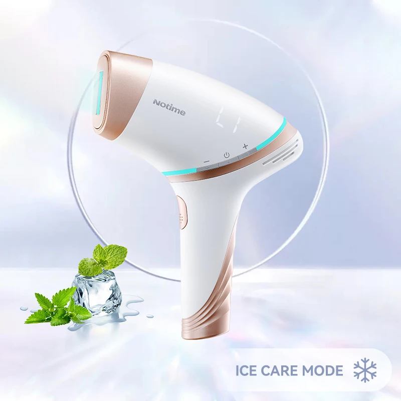 NOTIME 2023 IPL Ice Cooling Hair Removal 300000Flashes Safe Painless Laser Hair Removal Bikini Face And body