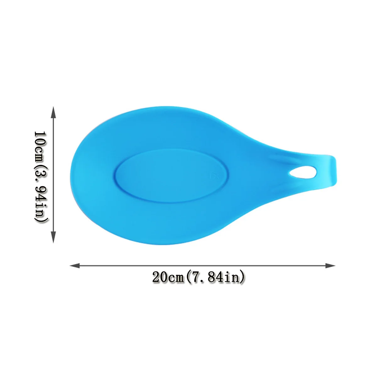 News 1pcs Four-Color Silicone Nontoxic Insulated Spoon Kitchen Storage Non-Slip Shelf Spoon Spatula Shelf Household Accessories