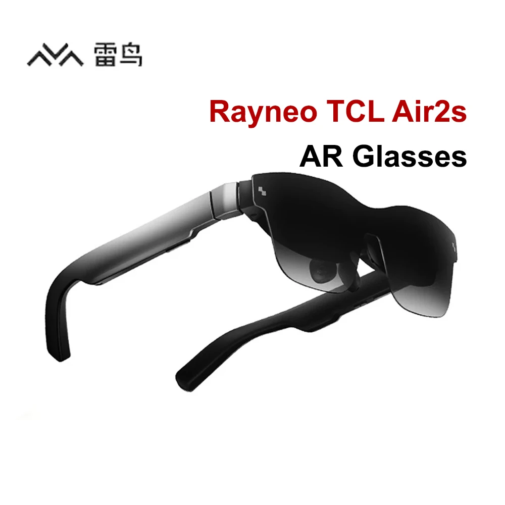 

Очки TCL Rayneo Air 2S Smart AR XR 1080P 120 Гц HD для телефонов, ipad, ПК, Switch, PlayStation Xbox, UAV, гигантские экраны, очки для просмотра