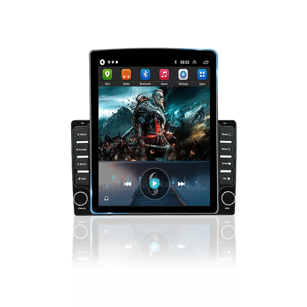 

Universal 9.7 Inch Android Car Radio Diamond Vertical Screen Autoradio Headrest Car DVD Player With GPS BT MP5 Wireless Carplay