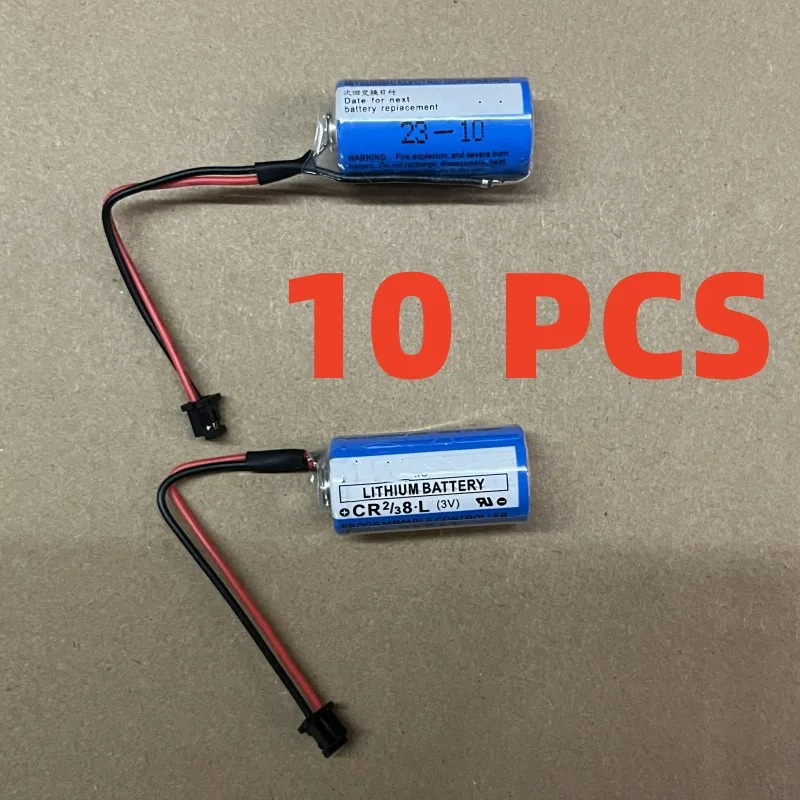 10PCS Original NEW CR2/3 8.L 3V Lithium PLC Battery