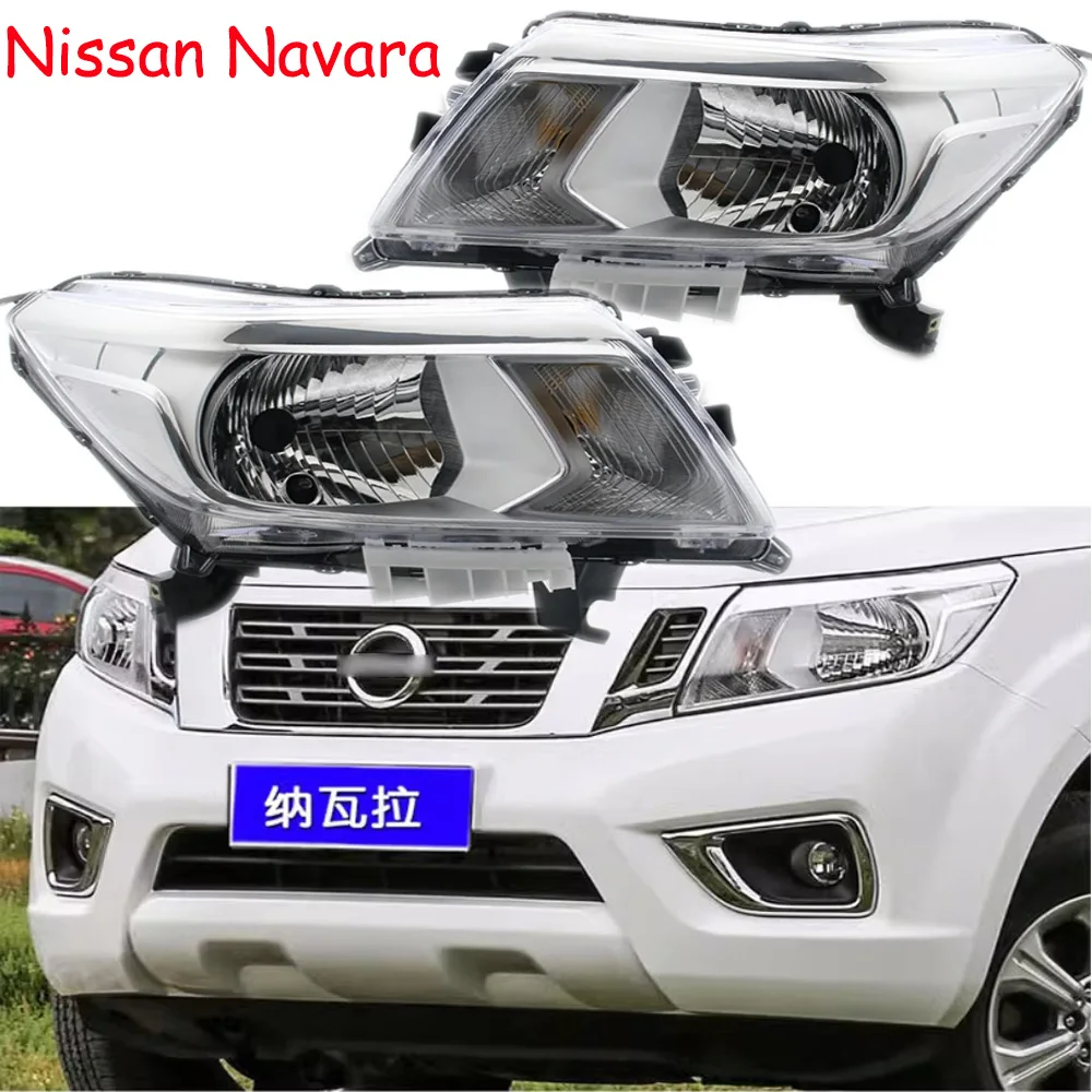 

1pcs car accessories bupmer almera head light for Nissan NAVARA headlight 2017~2022y daytime light navara fog lamp