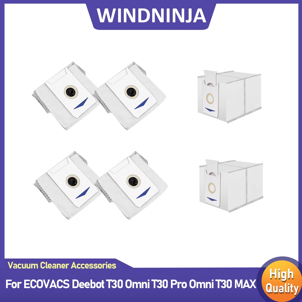 Aktivkohle-Staubbeutel für ECOVACS DEEBOT T30 Omni, T30 Pro Omni, T30 MAX & Yeedi M12 Pro+ Staubsauger Ersatzteile