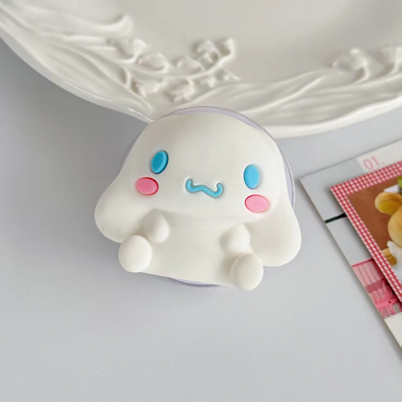 1 قطعة حامل مغناطيسي للهاتف المحمول من السيليكون ثلاثي الأبعاد #3