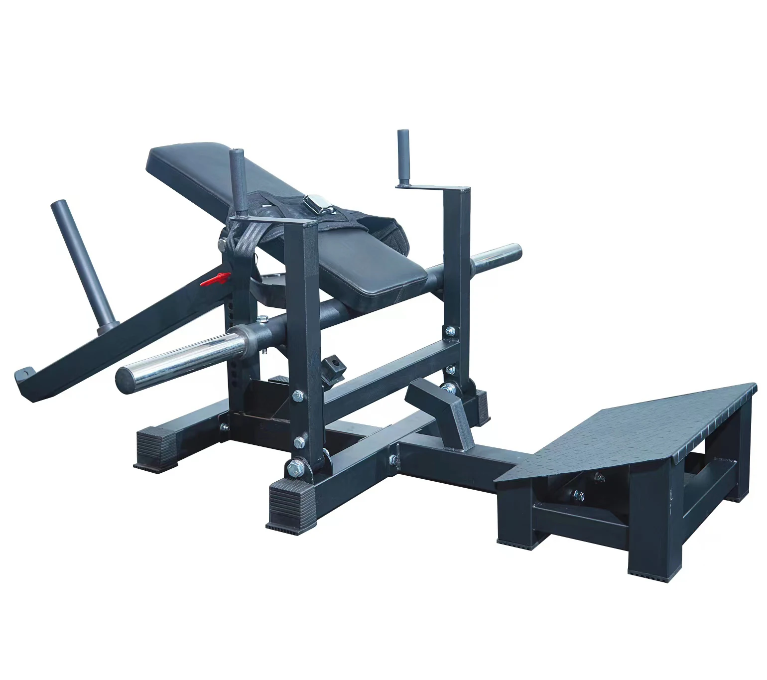

Многофункциональный тренажер для ягодичных мышц (Hip Thrust Machine) с нагрузкой от дисков, для подъема таза, спортивное фитнес-оборудование для тренировки ног, для использования в спортзале